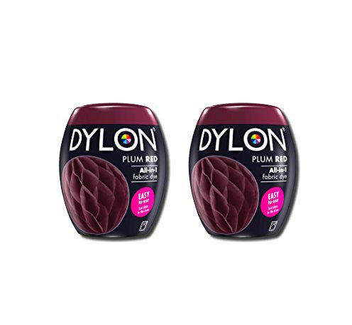 New Dylon 350g Plum Red Machine Dye Pod 2 Pack