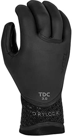 Xcel Drylock 3mm 2018 5 Finger Wetsuit Gloves Large Black