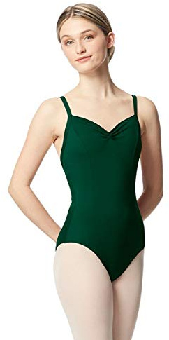 LULLI Dancewear Damen Ballett Body Darya - Farbe: Dunkelgrün - Größe: M