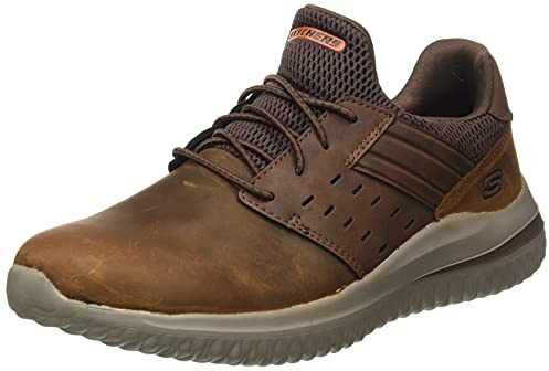 Skechers Mocasines Delson 3.0 Chadwick para Hombre, CDB, 12 UK X-Wide