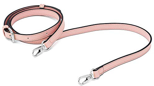 ZOUIQSS Frauen Leder Schulterriemen Trageriemen,Tasche Schultergurte Gurt Riemen für Geldbörse Handtaschen,verstellbare Ersatz Crossbody Bag Strap Tragegurt Umhängegurt (rosa)