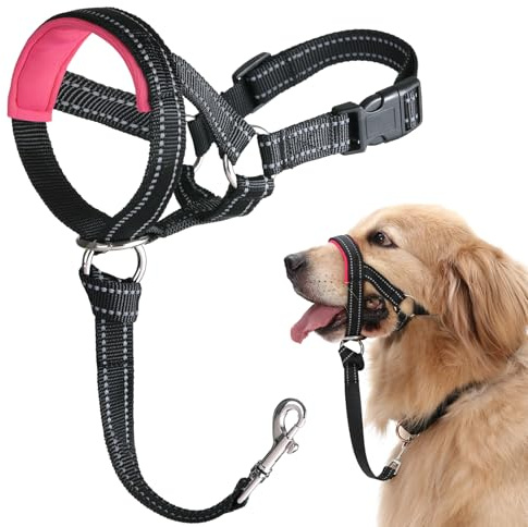 BARKLESS Dog Head Collar, No Pull Training Collar with Soft Padding