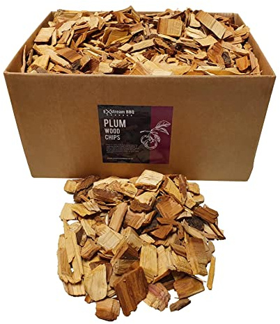 Exstream BBQ Barbecue Smoking Wood Chips *Over 16 Great Flavours in 1, 5 & 10 Litres* (Plum 10 Litre)