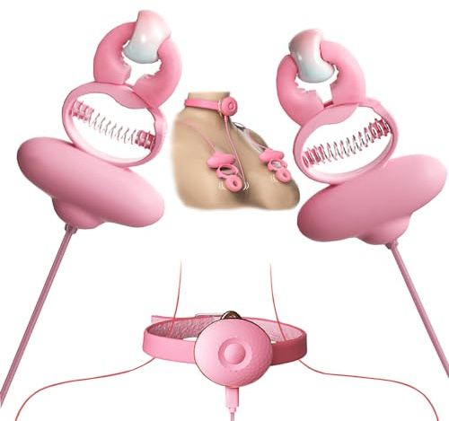 Nippelklemmen Brustwarzen Frauen Nippel Sexspielzeug Frau mit 10 Vibrationsmodi,Sex Spielzeug für die Frau extrem hart,Brustwarzenklemmen für BDSM,SM Sexspielzeug extreme Paare