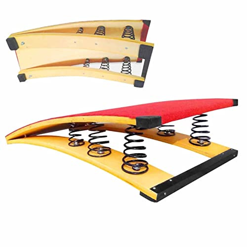 JKJZSALJ Adulte en Bois, 6 Équipements De Saut À Ressorts, Tremplin De Saut Au Sol pour La Maison, Équipement D'Entraînement De Taekwondo Flip/Gymnastique