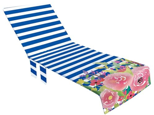 Lnhgh Copertura per sedie da piscina – non scivola, asciugamano in microfibra ad asciugatura rapida per chaise longues | Lounge Chair telo da spiaggia per vacanze in hotel, prendere il sole, giardino,