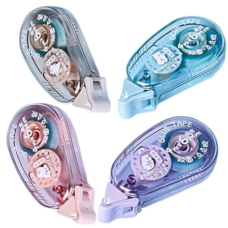 NUOBESTY 4stücke Doppelseitiges Klebeband Für Scrapbooking Roll-klebeband Klebepunkte Kleber Zum Basteln Transparente Klebepunkte Diy Handwerk Zubehör