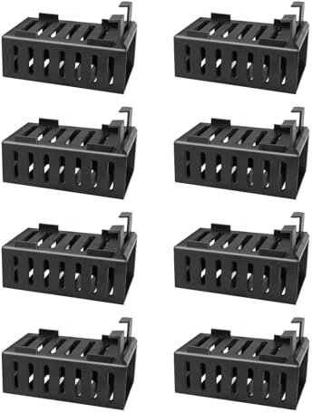 Uqezagpa Aquarien Pflanzenhalter Hängend für Pflanze Aquaponische Pflanzenzucht Pflanzenhalter mit Schlitzen und Löchern