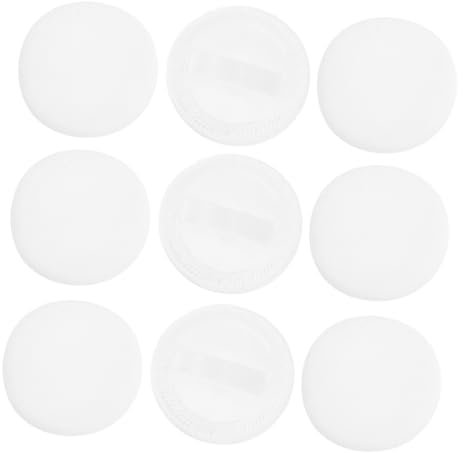 Ipetboom 10stücke Baumwoll-puderpuffs Für Lose Puder Sanfte Anwendung Handliche Lösung Für Make-up Und Fixierung Für Unterwegs Hause