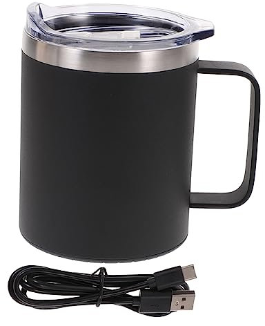 COLLBATH Elektrischer Kaffeetassenwärmer Mit Deckel Zum Heizen Von Kaffee Tee Und Milch Für Schreibtisch Und Küche