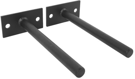 2pcs Wandmontierte Gewichtsschildhalter, Wandmontage Gewicht Rack Wandmontage Gewicht Aufbewahrung Schwerlast Legierung Stahl für Home -Fitness -Veranstalter, Durchmesser 1,0 Zoll