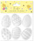 Eurowrap 6 Piece Easter Colour-in Eggs – DIY Craft Eggs with Fun Designs for Kids’ Easter Activities & Arts & Crafts
