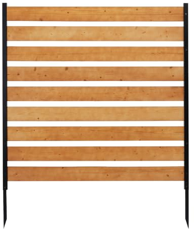 48 * 48 Inch Wood Privacy Fence Screen, Wooden Fence Panels for Outdoor Yard Trash Cans, AC Unit, Swimming Pool, Garden Yard Screen Windproof Enclosure(1 Panels)