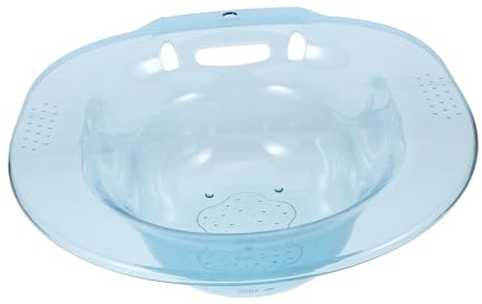 LOORGVEL Sitzbad für Postpartale Pflege Rutschfestes Tragbares Toiletten Sitzbad Pet für Einfach zu Reinigen mit Hängendem Design zur Platzsparenden Aufbewahrung für Einsatz Geburt