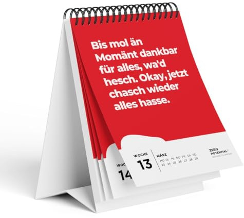 Demotivierender Kalender (schweizerdeutsch, A6)
