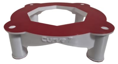 3DReeF Adjustable Stand for Bubble Magus Protein Skimmers, Height 3-6cm 4-8cm 5-10cm, Custom Color Available (Curve 5/A5, 4 to 8cm)