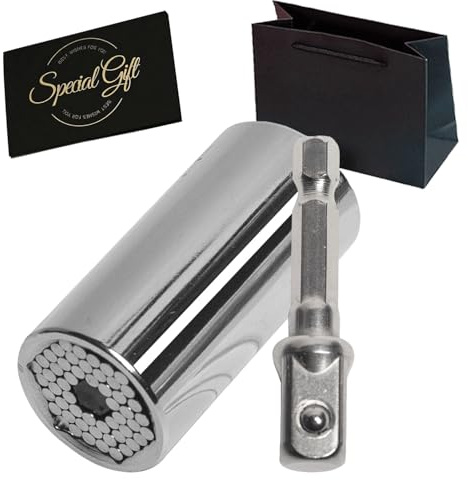 FBBEVWBK Father Day Gift for Dad, Universal Socket Wrench, Men Gift, Gift for Men Who Have Everything, Gadget Gifts for Man Hand Tools