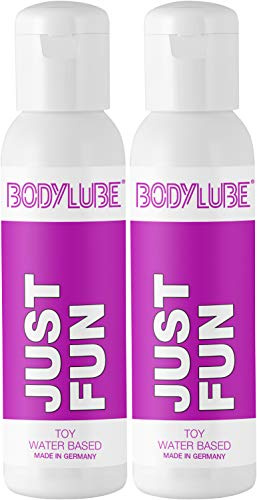 BODYLUBE® JUST FUN | Gleitgel auf Wasserbasis speziell für Toys | Premiumqualität (2 x 250 ml)