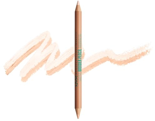 NYX Professional Makeup Wonder Pencil Illuminateur Correcteur Light | Crayon duo illuminateur, Sculpte et corrige imperfections, 5 teintes mates ou lumineuses, Multi-usage