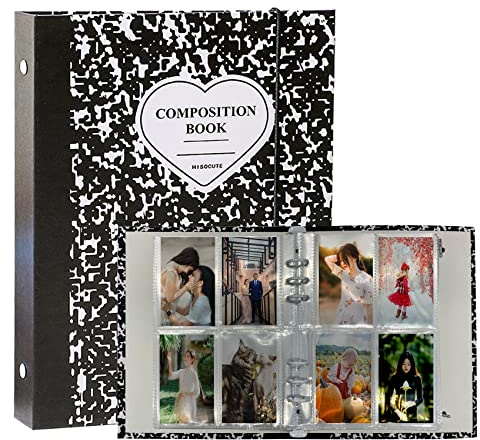 QiuchenYH Álbum de tarjetas de fotos A5 con 25 páginas interiores de 3 pulgadas, fundas para álbum de fotos Kpop, soporte para tarjetas fotográficas, libro de recogida para fotos, fotos, tarjetas