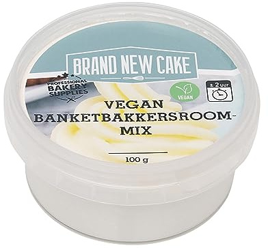 BrandNewCake® Mezcla Vegana para Crema Pastelera 100g - Fácil y Deliciosa para Repostería