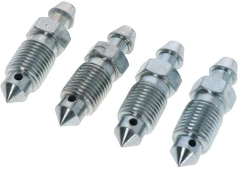 4X Bremssattel Entlüfterschraube Entlüftungsventil M10x1x34 mm SW10