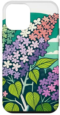 Custodia per iPhone 12 mini Fiori Lilla Fiore Lilla Cespuglio Fiori lilla