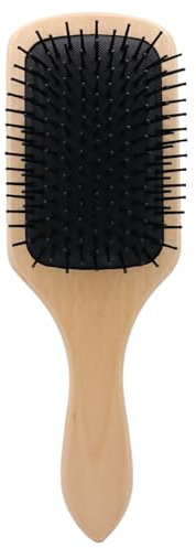 Kerargan - Grande Spazzola in Bambù Naturale - Districa e Riduce il Crespo - Ecologica e Durevole - Per Tutti i Tipi di Capelli