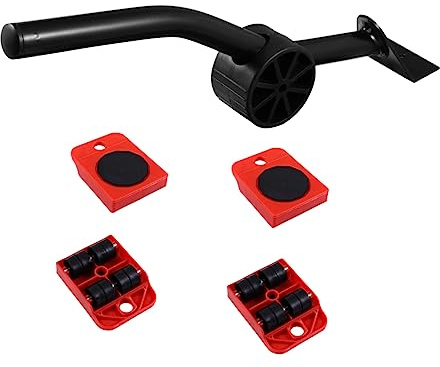 HOOTNEE Furniture Movers Tool Set with Rollers and Lifter for Easy Heavy Furniture Moving and Lifting at Home or Office