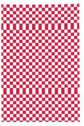 Flagge mit roten karierten weißen Quadraten, 60 x 90 cm, Fahnen-Stil, strapazierfähig, langlebig, für den Innen- und Außenbereich (Mast nicht im Lieferumfang enthalten)