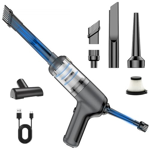 PEAKGEAR Handheld Vacuum Cordless,13000Pa Powerful Car Vacuum Cleaner,Rechargeable Portable Lightweight Mini Vacuum Cleaner,USB Car Vacuum Cleaner Car Cleaner for Pet Hair,Office,Home,Kitchen,Car