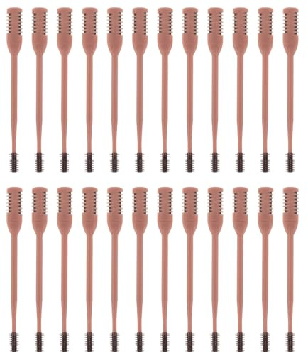 PENIKOKO Recortador de Vello Nasal Doble Cabezal de Acero Inoxidable, Portátil y Manual, 24 Piezas Estuche, Color Caqui, para Hombres y Mujeres, Recortador Nasal Ergonómico y