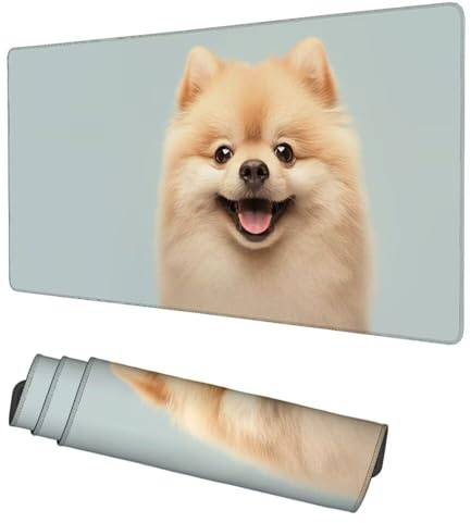 Alfombrilla Ratón Animal Mouse Pad 900x400x3mm Alfombrilla Gaming Perro Desk Mat, Protector Escritorio, Accesorios Gaming, Mejora Precisión y Velocidad, para PC Gamer, Portátil, Oficina, f-49