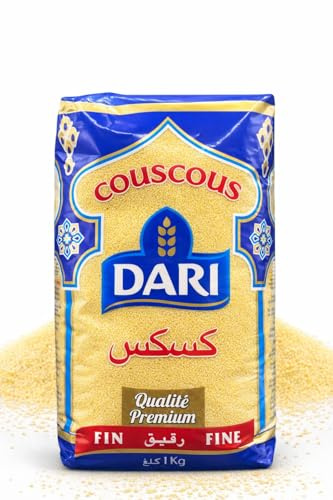Couscous Dari Fin | Semoule Fine Traditionnelle | Cuisson Rapide | 100% Naturel | Sans Additifs –1kg