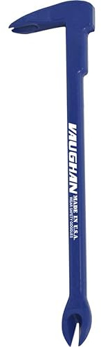 Vaughan BC-12 BC12 Bear Claw Nail Puller,300 mm | Forged Tempered High Carbon Steel, Flat Claw Slips Under Nail Heads, Rocker Head Leverage, 12 Inch, VN57030