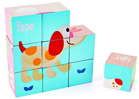 Hape E0452 Pepe und Friends Blockpuzzle