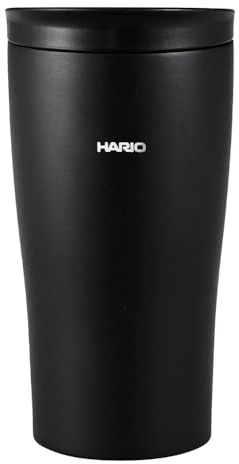 Hario Isolierbecher mit Deckel, Schwarz