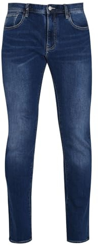 A|X ARMANI EXCHANGE Herr 5 Pocket Slim Denim, Mitttvätt/lätt sömnad/stretch bomull, 46