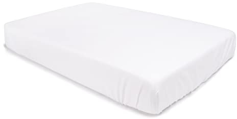 PEKITAS Spannbettlaken, 500 Fäden, 100% Baumwolle, 75 x 50 cm / 80 x 50 cm, verstellbar, für Kinderbett/Babybett, für Jungen und Mädchen, mit Gummizug passend für Next2me Next Standard