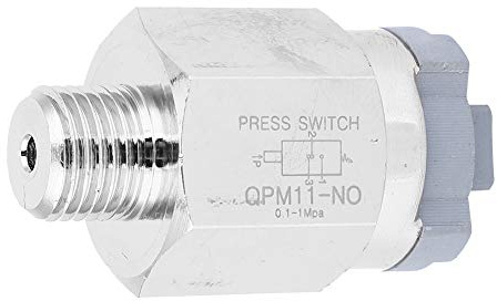 Druckschalter, einstellbarer Luftdruckschalter, Schließer QPM11-NO Schalter G1/4in IP54 AC220V 48VAC/DC