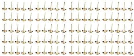 Dekorative Reißnägel für Möbel, rost- und Korrosionsbeständige Polsterbänder mit Lineal für Holzhandwerk (Gold)