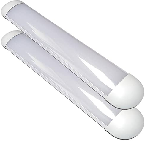 LED ATOMANT 2x Pantalla Luminaria LED 120cm 72W Color Luz Fria 7200lm | Color Blanco Frio 6500K
