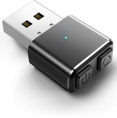 MEATANTY Mouse Jiggler USB de Metal, 3 Modos | Botón de encendido, función memoria y uso plug-and-play para mantener activo el cursor del ordenador.