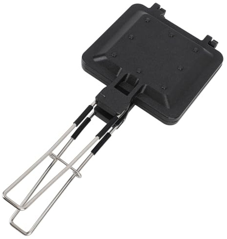Camping Toastie Maker Toasted Sandwish Maker Herd Toasted Maker Backform mit Griffen Doppelseitige Grillpfanne für Zuhause Im Freien Camping