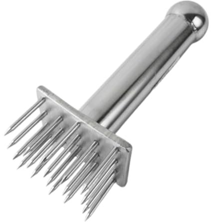 Zerodeko Attendrisseur De Viande Métal Marteau pour Steak à Bœuf Haché Ustensiles De Cuisine avec Broches