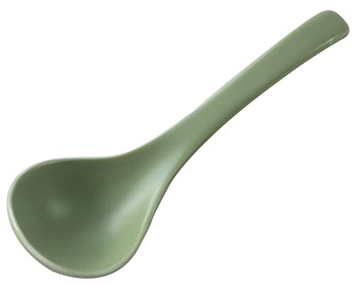 GLigeT Cuillère Cuillères à Soupe en céramique, cuillères à Soupe asiatiques adaptées aux Ramen, Nouilles, Petite cuillère à apéritif, Lavable au Lave-Vaisselle Spoon Accessoires