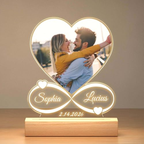 KoxSmar Personalisierte Geschenke für Frauen, Personalisierte Bilderrahmen mit Foto, Personalisierter Bilderrahmen, Geburtstagsgeschenk für Frauen