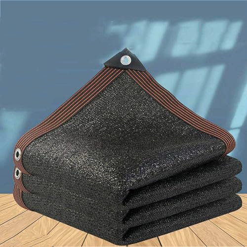 Voile Ombrage Rectangulaire 4x6 Toile Ombrage ImperméAble sur Mesure Filet Dombrage pour Pergola pour Jardin Terrasse Camping Noir,6x6m