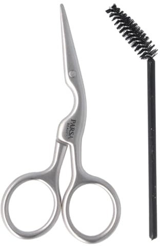 PARSA Beauty Set de cejas – Con perfilador de cejas & cepillo – para recortar, cortar y dar forma a las cejas con precisión – Para cejas bien cuidadas.