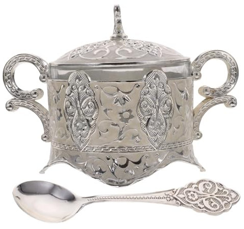 CIYODO Barattolo Per Condimenti Contenitore Per Spezie Semplice e Durevole Adatto Per Conservare Vari Condimenti in Cucina Coperchio Per Uso Quotidiano